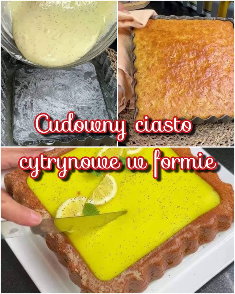 Magiczne ciasto cytrynowe orzeźwiające 🍋, pyszne, naprawdę świetne 👌😋💯