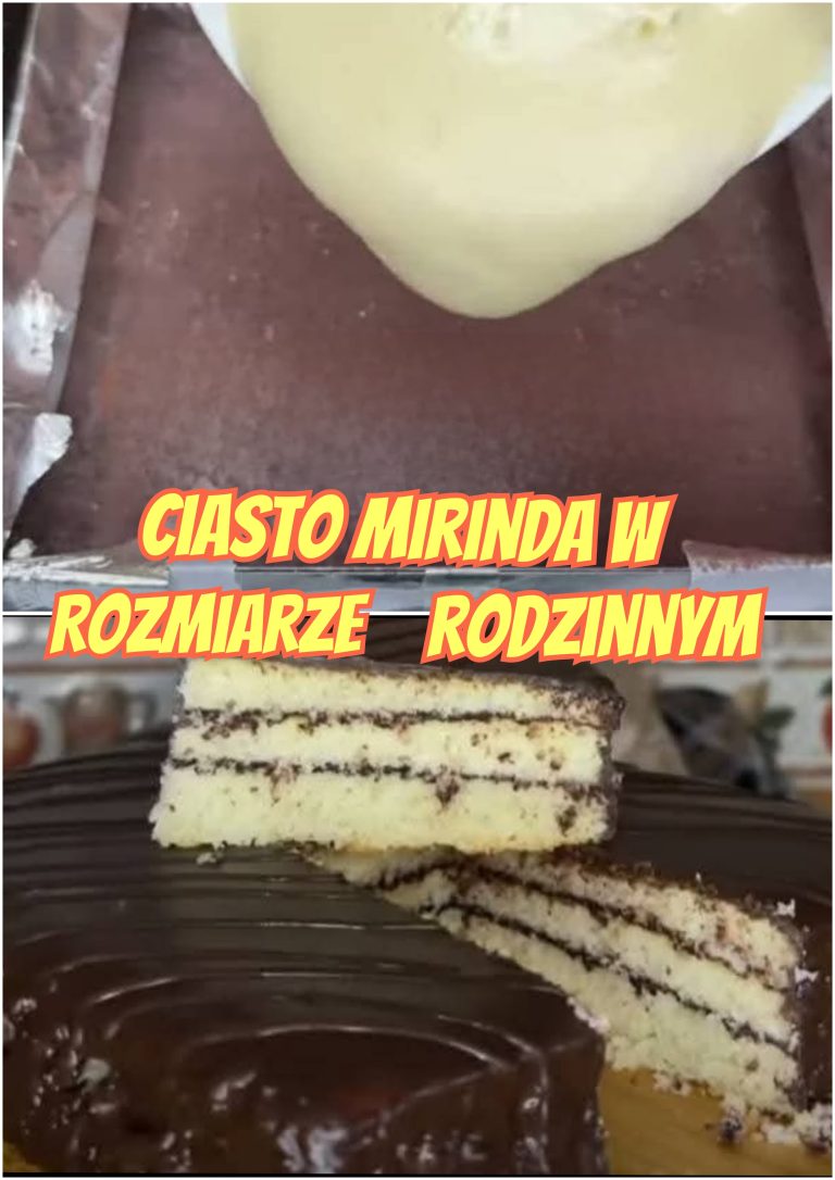 Ciasto Mirinda w rozmiarze rodzinnym