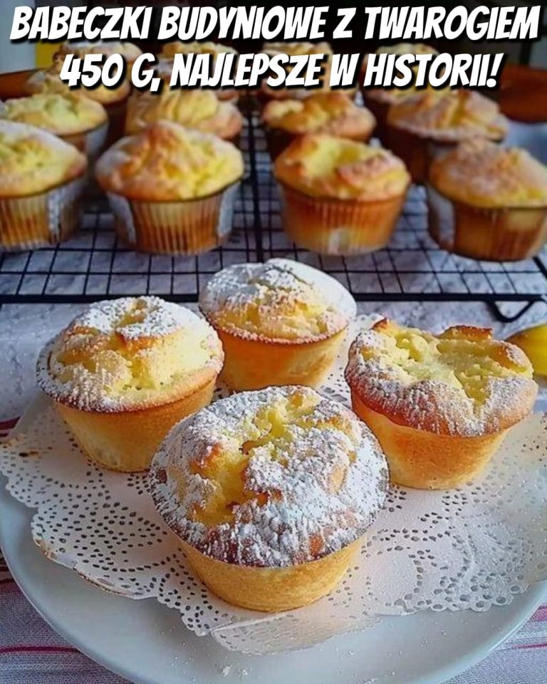 Babeczki budyniowe z twarogiem – 450 g, najlepsze w historii!