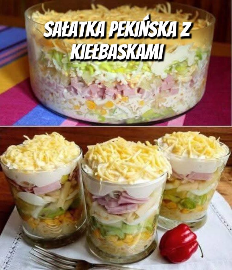 Sałatka pekińska z kiełbaskami – kolorowa uczta pełna smaku!